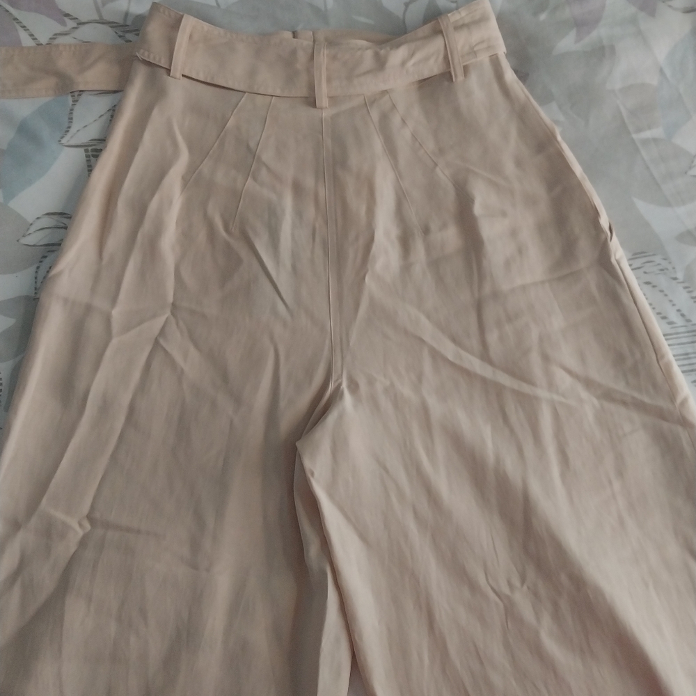 Gianni Bini x Jess Southern High Waisted Wide Leg Pants with Belt